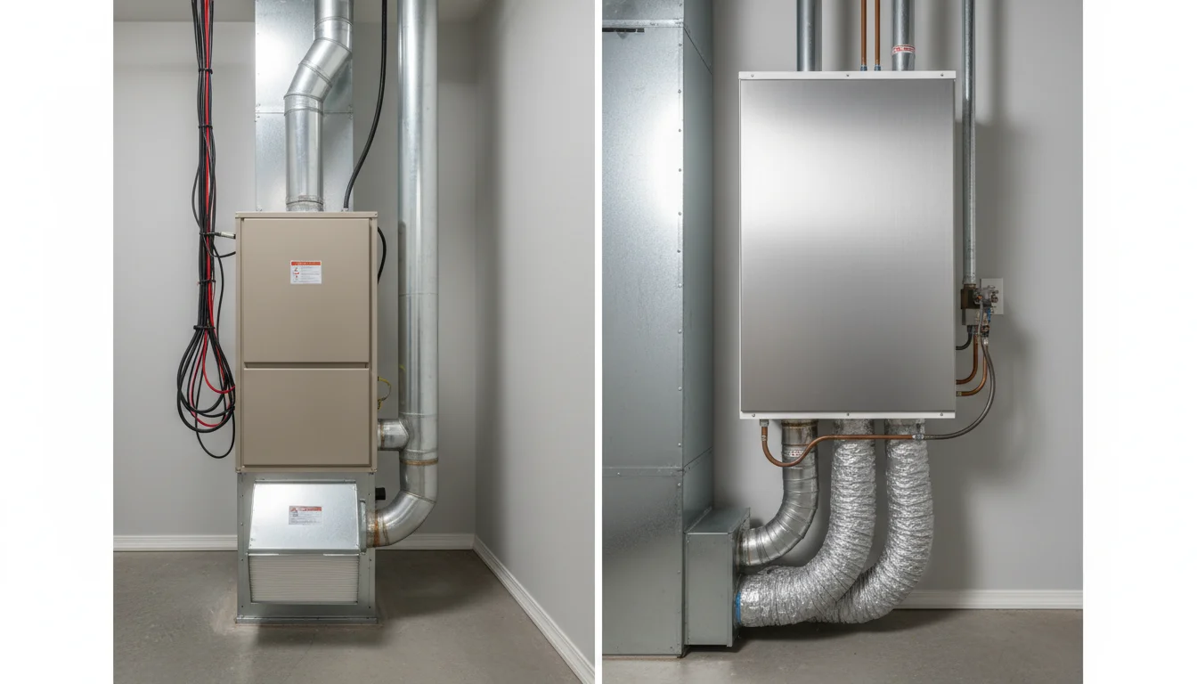Comparing heating system types that affect installation costs in Houston homes